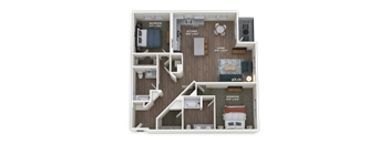 B3 Floor Plan at Panorama Riverpark, Oxnard
