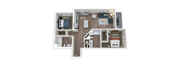 B4 Floor Plan at Panorama Riverpark, California, 93036