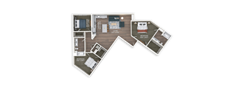 C1 Floor Plan at Panorama Riverpark, Oxnard, CA 93036