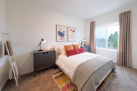 Gorgeous Bedroom at Hana Apartments, Hillsboro, OR