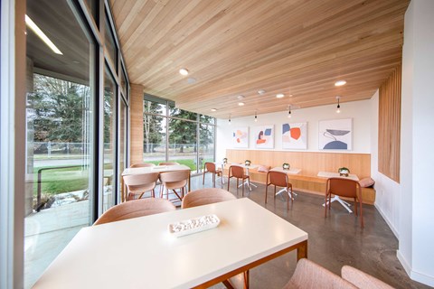 Lobby Wifi Lounge with Work from Home Nooks at Hana Apartments, Hillsboro