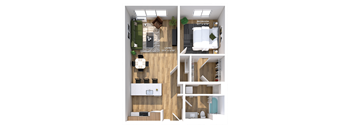 B1 Floor Plan at Montage, Tigard