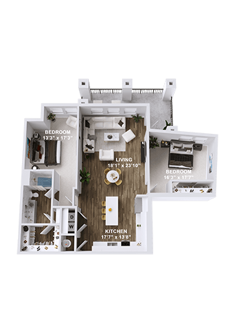 Unit B3 at Parkway Crossings, Kissimmee, FL