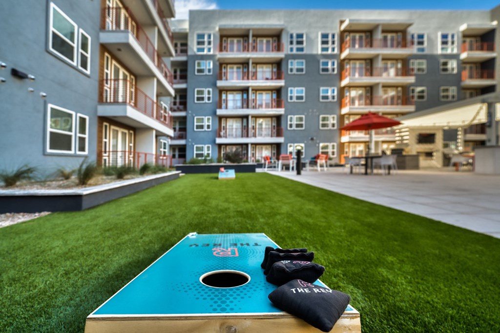 a game of shuffleboard at The Rey Downtown, Arizona