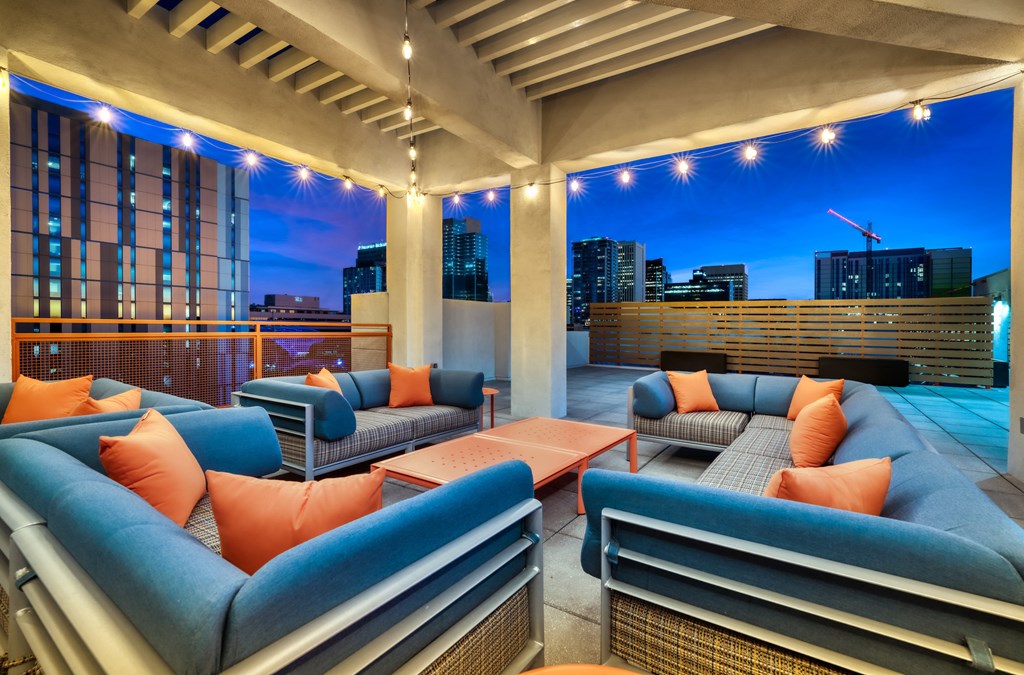 Rooftop Lounge at The Rey Downtown, Phoenix, Arizona