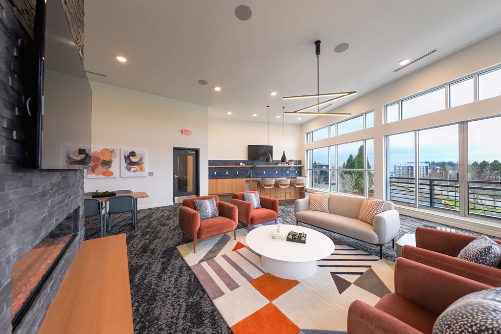 Panoramic Sky Lounge at Hana Apartments, Hillsboro, Oregon