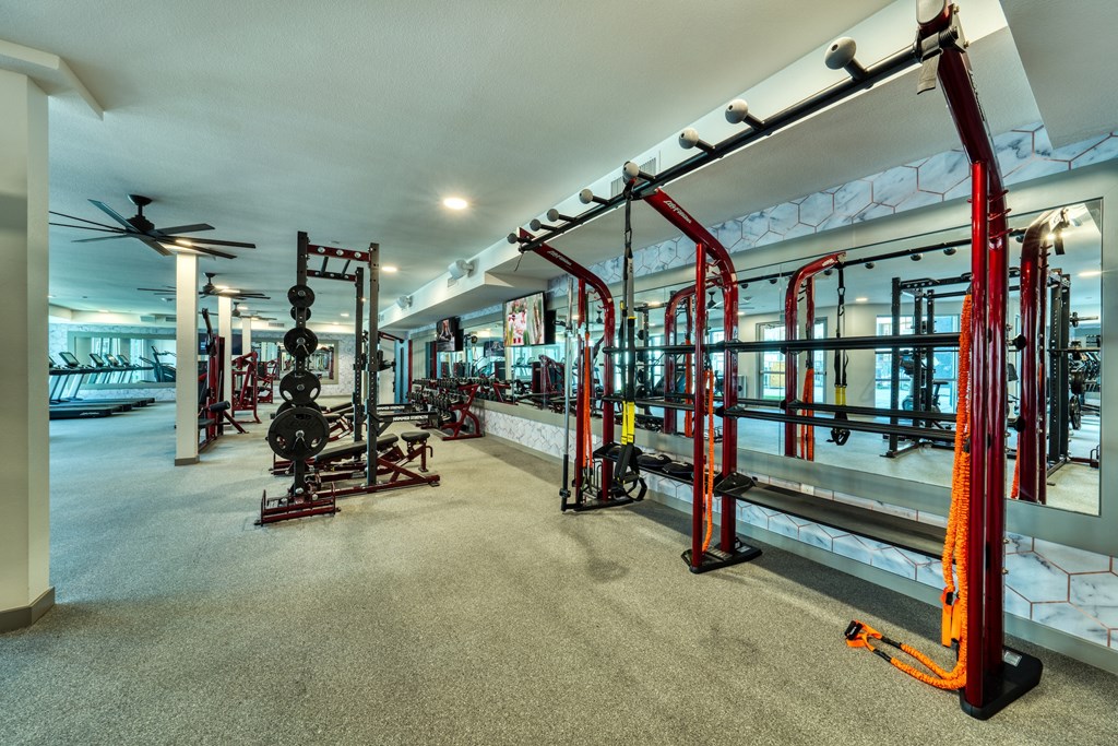 Squat Machine and HIIT Station at The Rey Downtown, Phoenix, Arizona