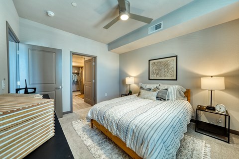 Gorgeous bedroom at The Rey Downtown Apartments, Arizona , 85003