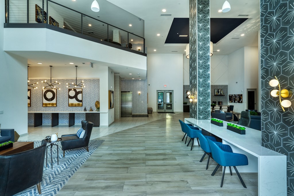 leasing office grand entrance at The Rey Downtown, Arizona, 85003