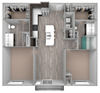 B1 two bedroom, two bathroom