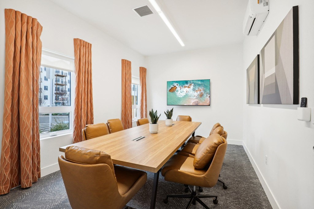 Conference room at The Mill on Maple Apartments, Oregon City, OR 97045