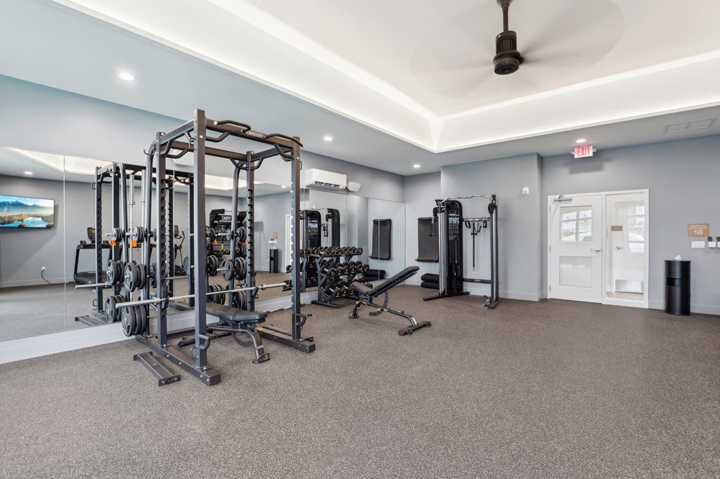 the gym at the preserve apartments at The Mill on Maple Apartments, Oregon City, OR 97045