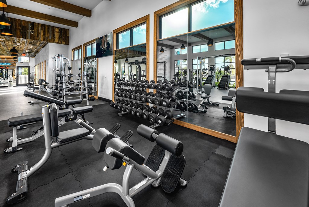 Gym at The Alibi at Lake Lilly, Ocoee, FL
