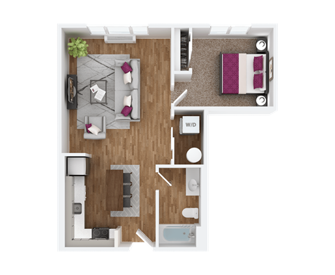 1 bed 1 bath M at Hana Apartments, Hillsboro, OR 97006