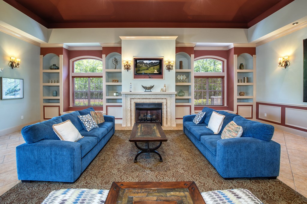 Clubhouse lounge area at Rapallo Apartments  in Kissimmee, Florida
