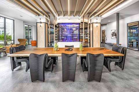 Graceful Dining Area at The Overlook Apartments, Florida