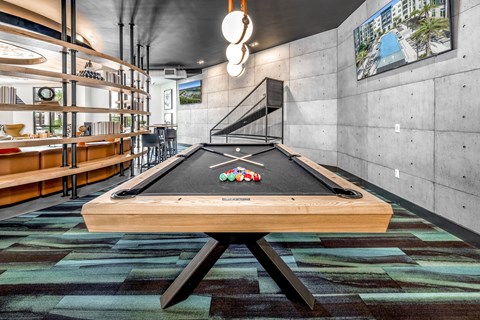 A Pool Table at The Overlook Apartments, Winter Garden, 34787