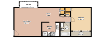 One bedroom