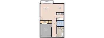 Crysler Plaza West 1 bedroom