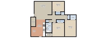 Crysler Plaza West 3 bedroom