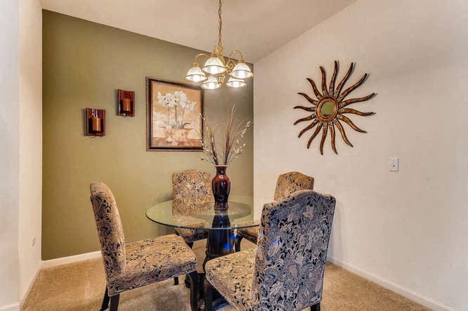 formal dining at The Sanctuary of Lake Villa, Lake Villa