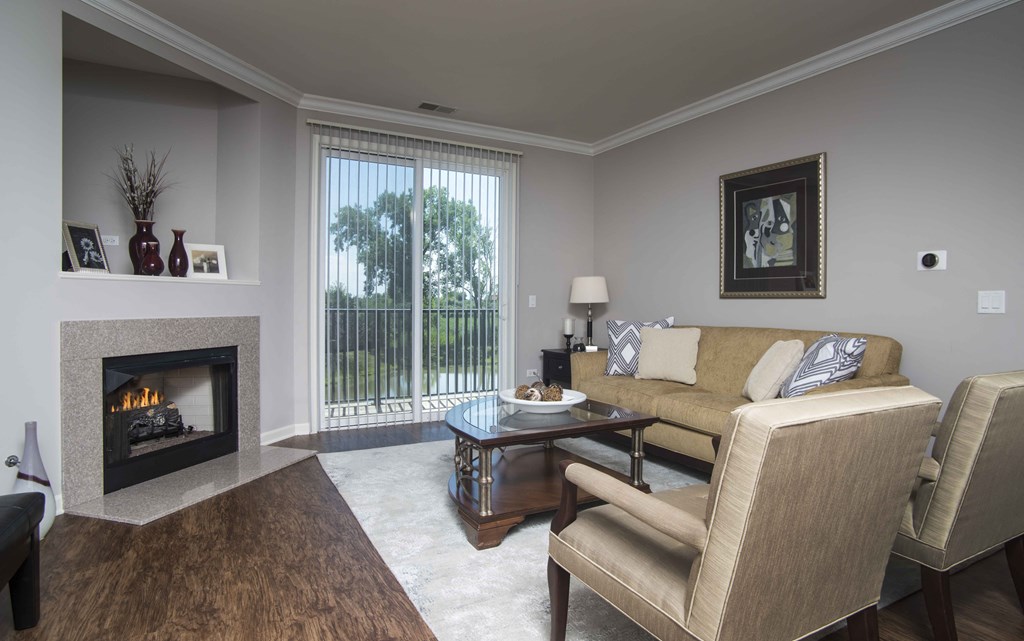 PLANK flooring in the Living Room at The Sanctuary of Lake Villa, Lake Villa, IL, 60046
