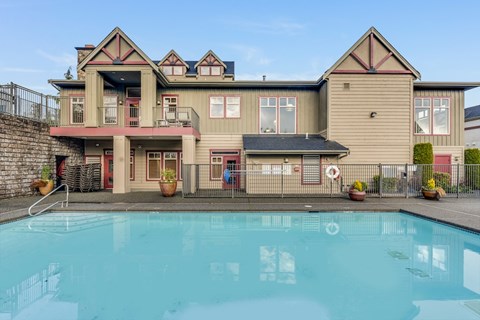 Swimming pool at The Lodge at Peasley Canyon, Federal Way, WA