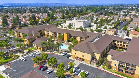 Bird Eye View Of Property at River Run Apartments, Corona, CA, 92878