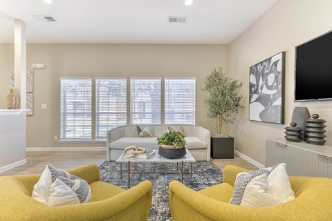 Community Lounge With TV at Cooper's Crossing, Irving, TX, 75038