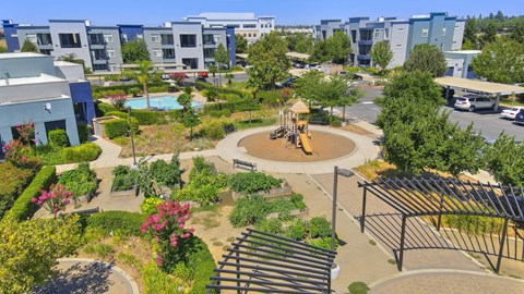 Aerial View Of Residence at The Ridge Apartments, Elk Grove, 95757