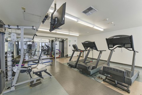Gym at Crescent Cove Apartments, San Francisco