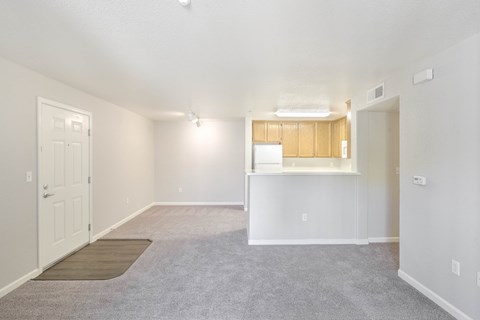 Empty Room at Bay Vista at Meadow Park Apartments, Novato, California