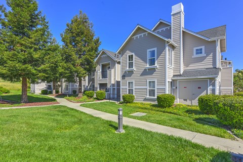 Beautiful Garden Exterior at Bay Vista at Meadow Park Apartments, California, 94949