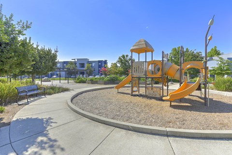 Kids Playground at The Ridge Apartments, Elk Grove, CA