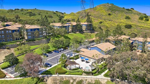Property From Above at Overlook at Anaheim Hills Apartments, Anaheim Hills, California