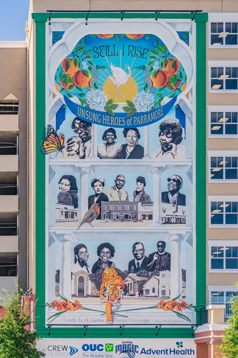Mural at City View, Orlando, Florida