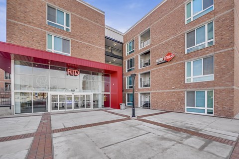 Front View Of Property at Depot Square Apartments, Colorado