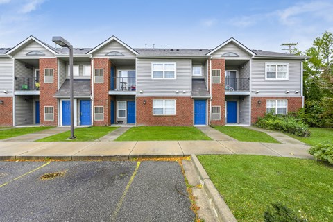 Apartment building at Northend Village Apartments, Detroit, MI, 48211