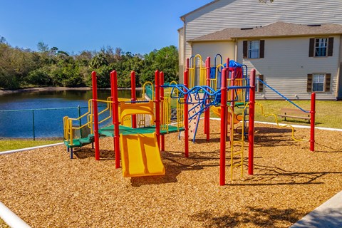 A playground at Retreat at Valencia Apartment Homes, Orlando, FL