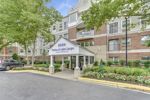 Property Entrance at Vistas at Lake Largo 55+ Senior Community, Largo, MD, 20774