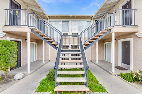 Staircase View at Seaport Village, Long Beach, CA