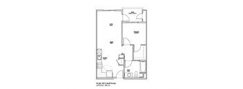 A floor plan of a 18 floor building.