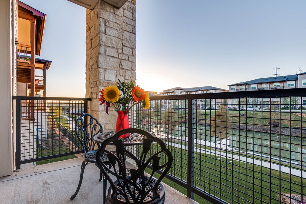 lakeside apartments - balcony