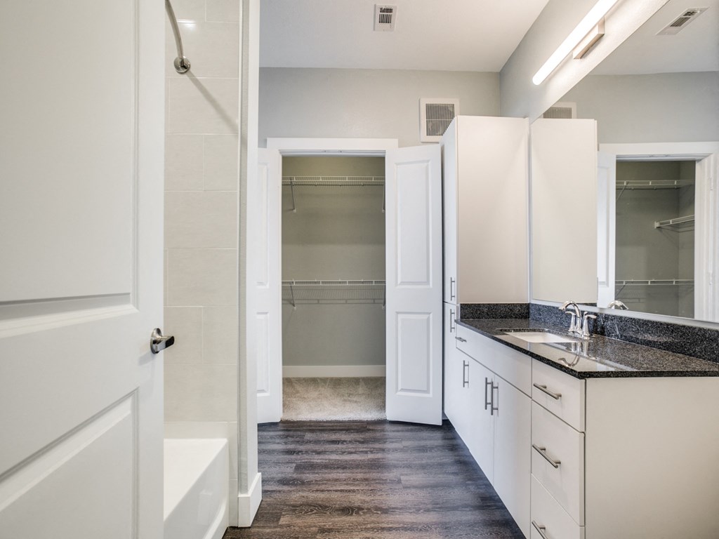 Large walk-in closets