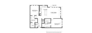 a floor plan of a house