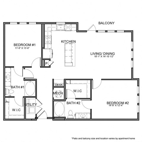 a floor plan of a house