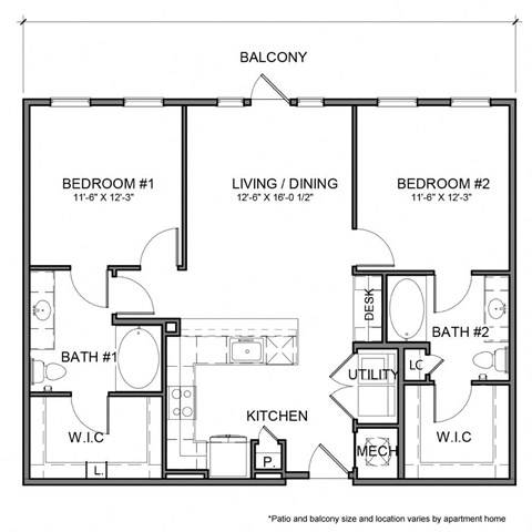 a floor plan of a home
