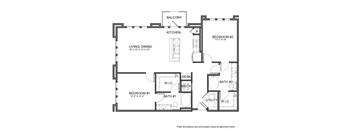 a floor plan of a house