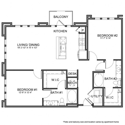 a floor plan of a house