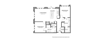 a floor plan of a house